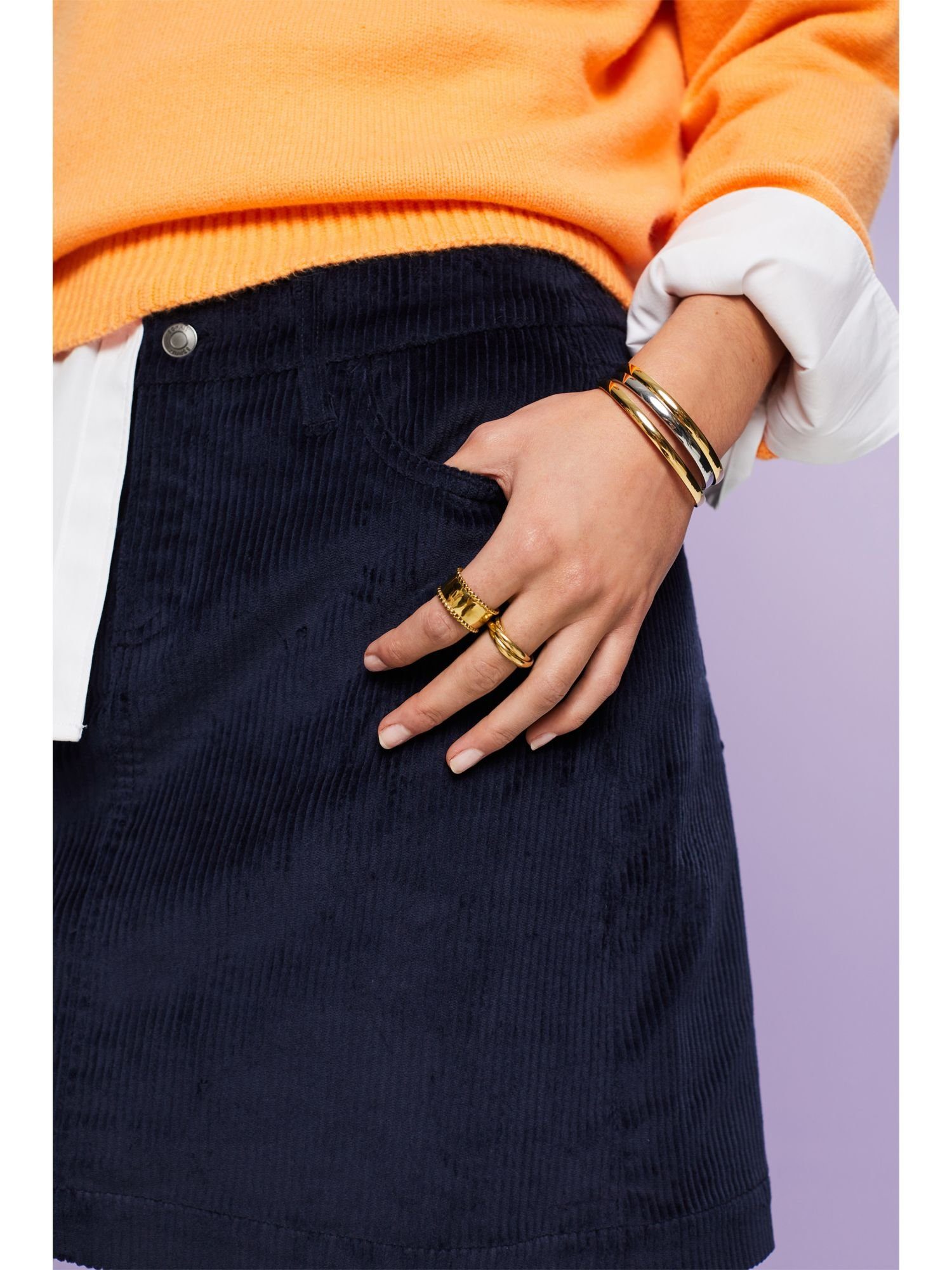 Esprit Minirock Minirock aus Cord