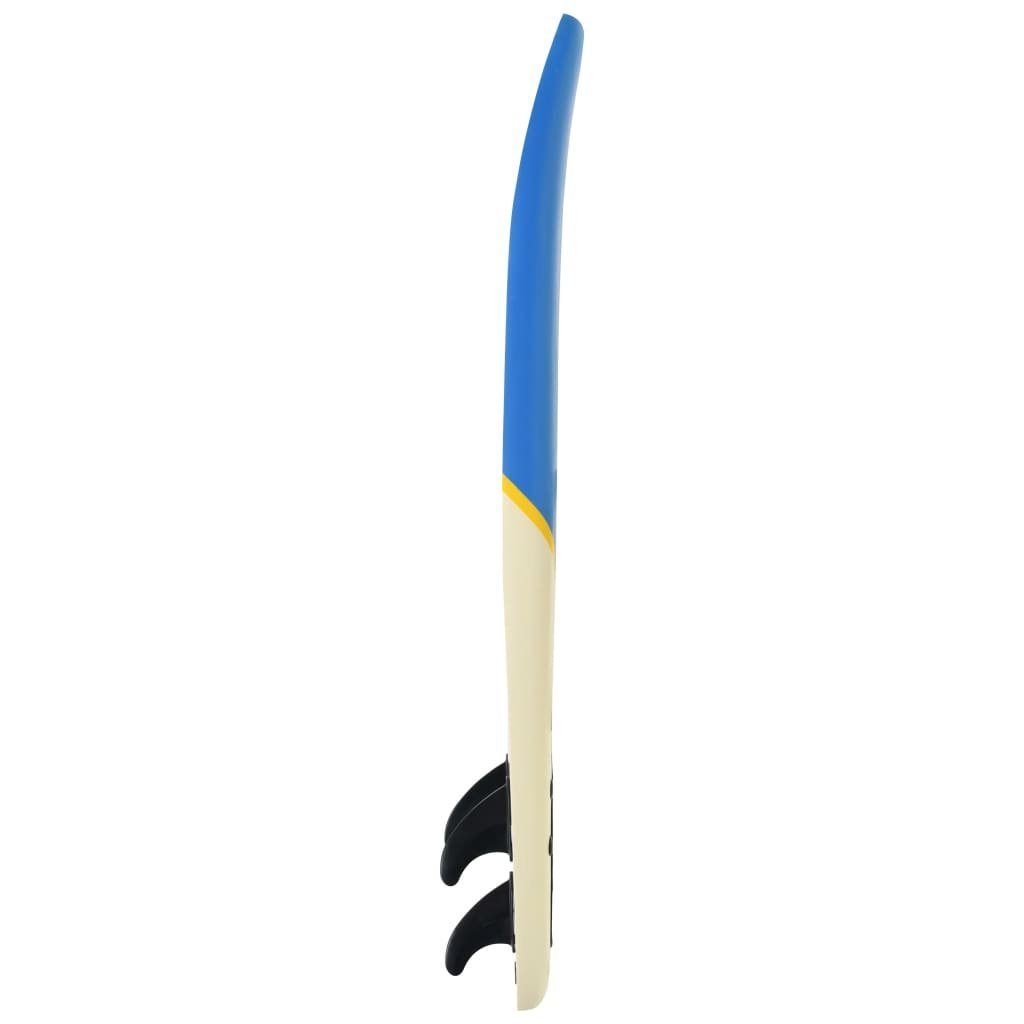vidaXL Schlauchboot Surfbrett 170 cm Blau und Creme