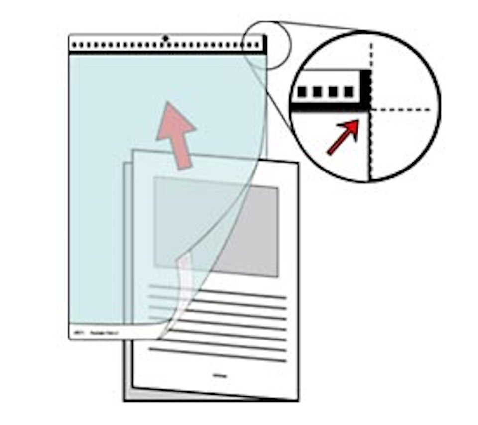 Fujitsu FI-511ES-WW ScanSnap Carrier Sheets im 5er Pack Dokumentenscanner