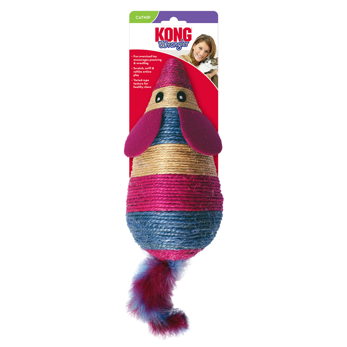 KONG Katzenspielzeug Wrangler Scratch Mouse kaufen
