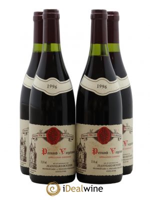 Pernand-Vergelesses Domaine Jeanniard Boudier 1996 - Lot de 4 Bouteilles
