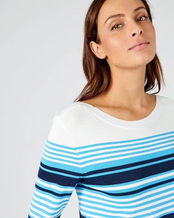Pull esprit marinière