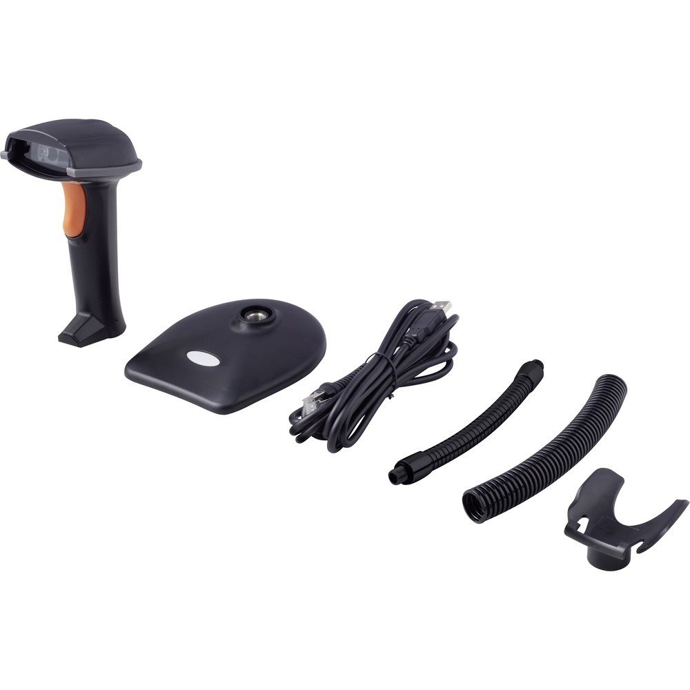 Renkforce Renkforce 2D Barcode-Scanner Kabelgebunden 1D, 2D Laser Schwarz Hand- Scanner