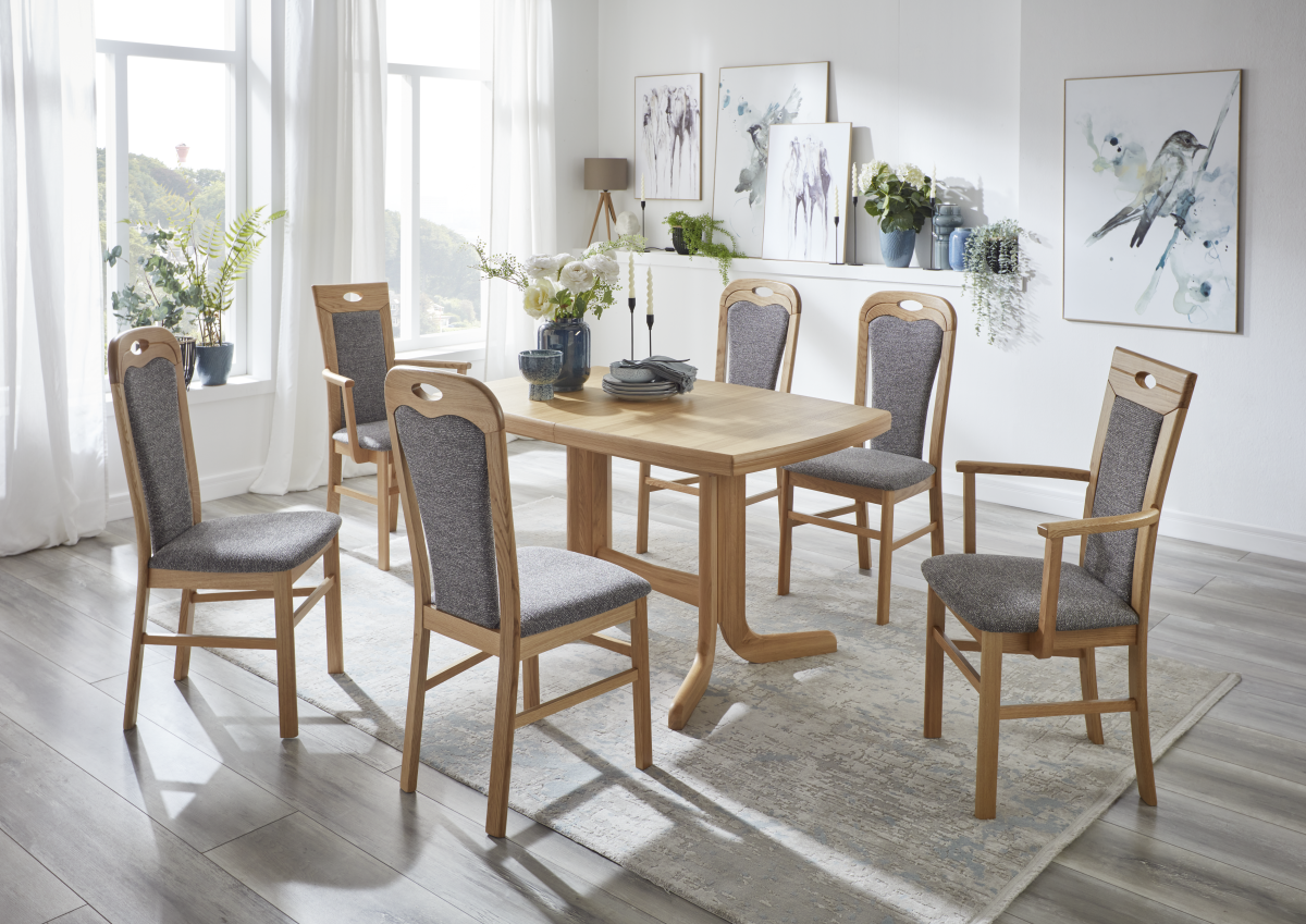 Niehoff Ausziehtisch Multi Vierfuß Eiche
