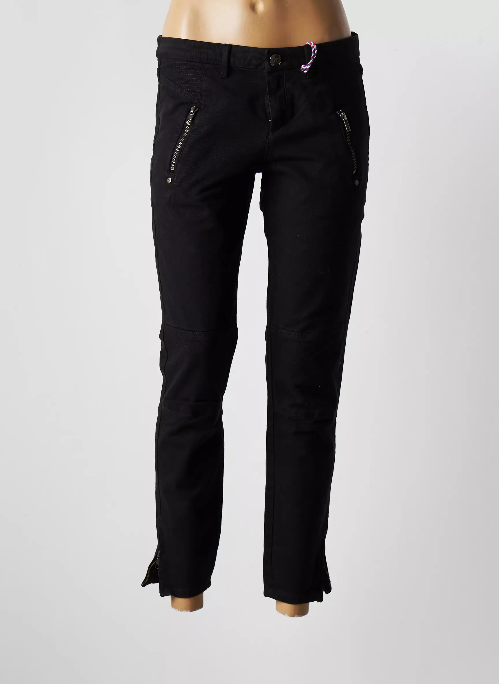 Ddp Pantalon7 8 Femme couleur noir