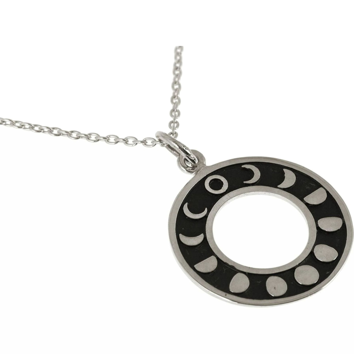 Kette mit Anhänger 'MONDPHASEN'