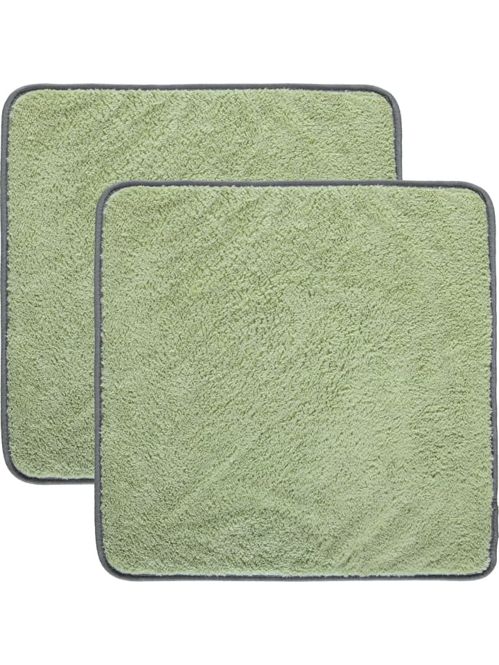 Erwin Müller Microfaser Microfasertuch 2er-Pack in jade günstig kaufen 40 x 40 cm