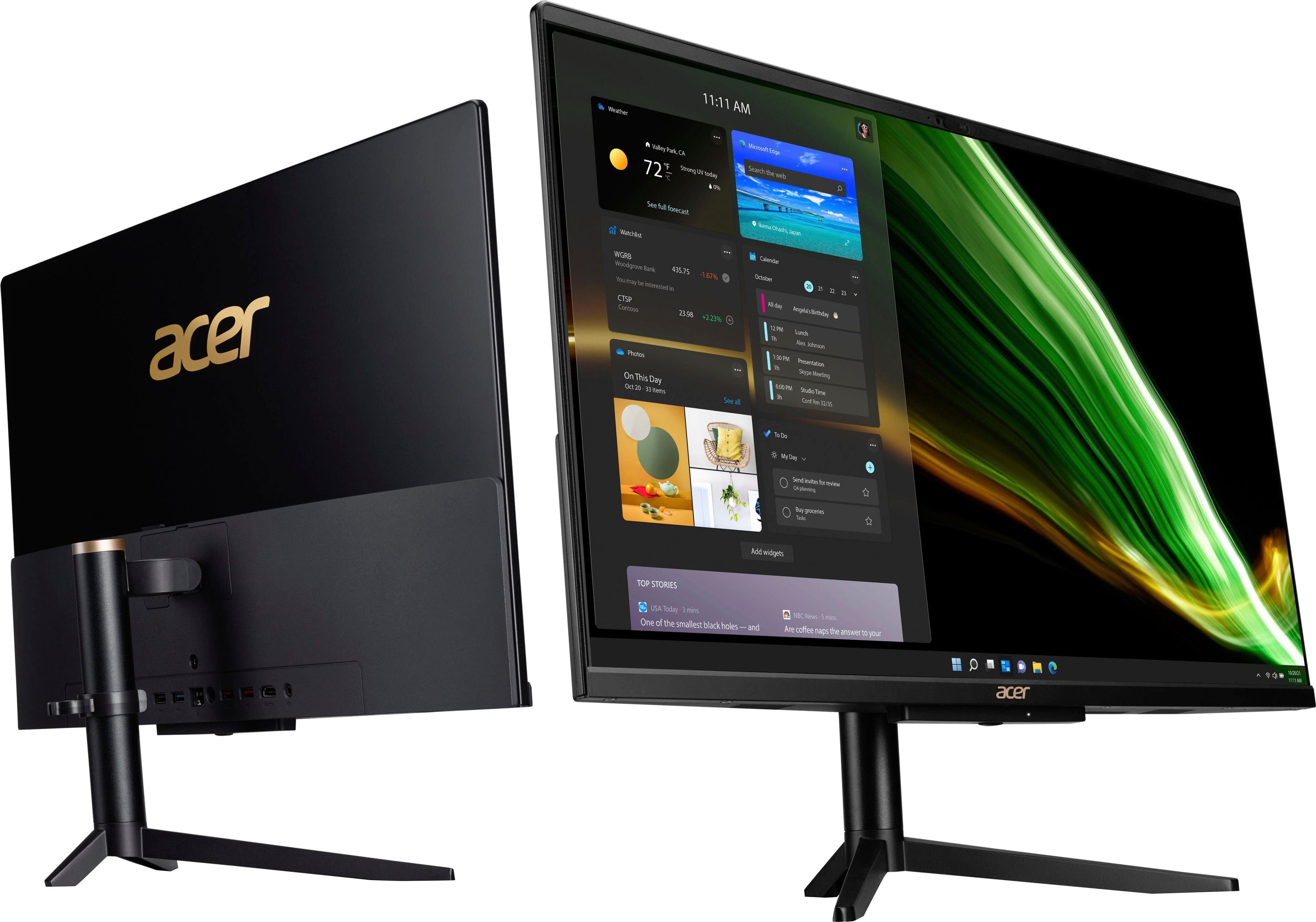 Acer Aspire C24-1600 All-in-One PC (23,8 Zoll, Intel Pentium N6005, UHD Graphics, 8 GB RAM, 512 GB SSD, Luftkühlung)