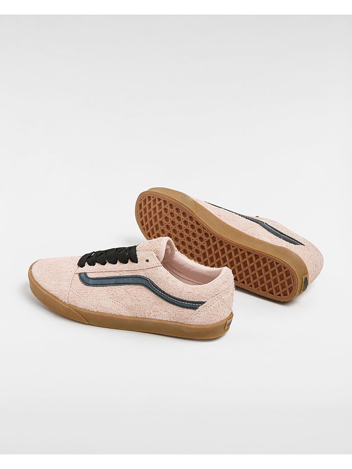 Vans Leder-Sneakers in Rosa günstig kaufen