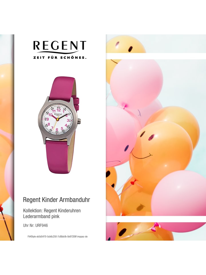 Regent Armbanduhr Regent Kinderuhren pink klein (ca. 26mm) günstig kaufen onesize