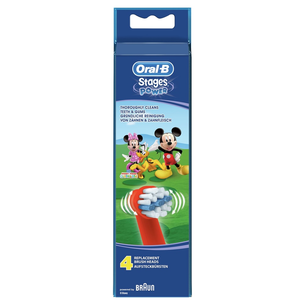 oral-b Oral-B Kids Brossettes, Lot De 4 Brossettes De Rechange