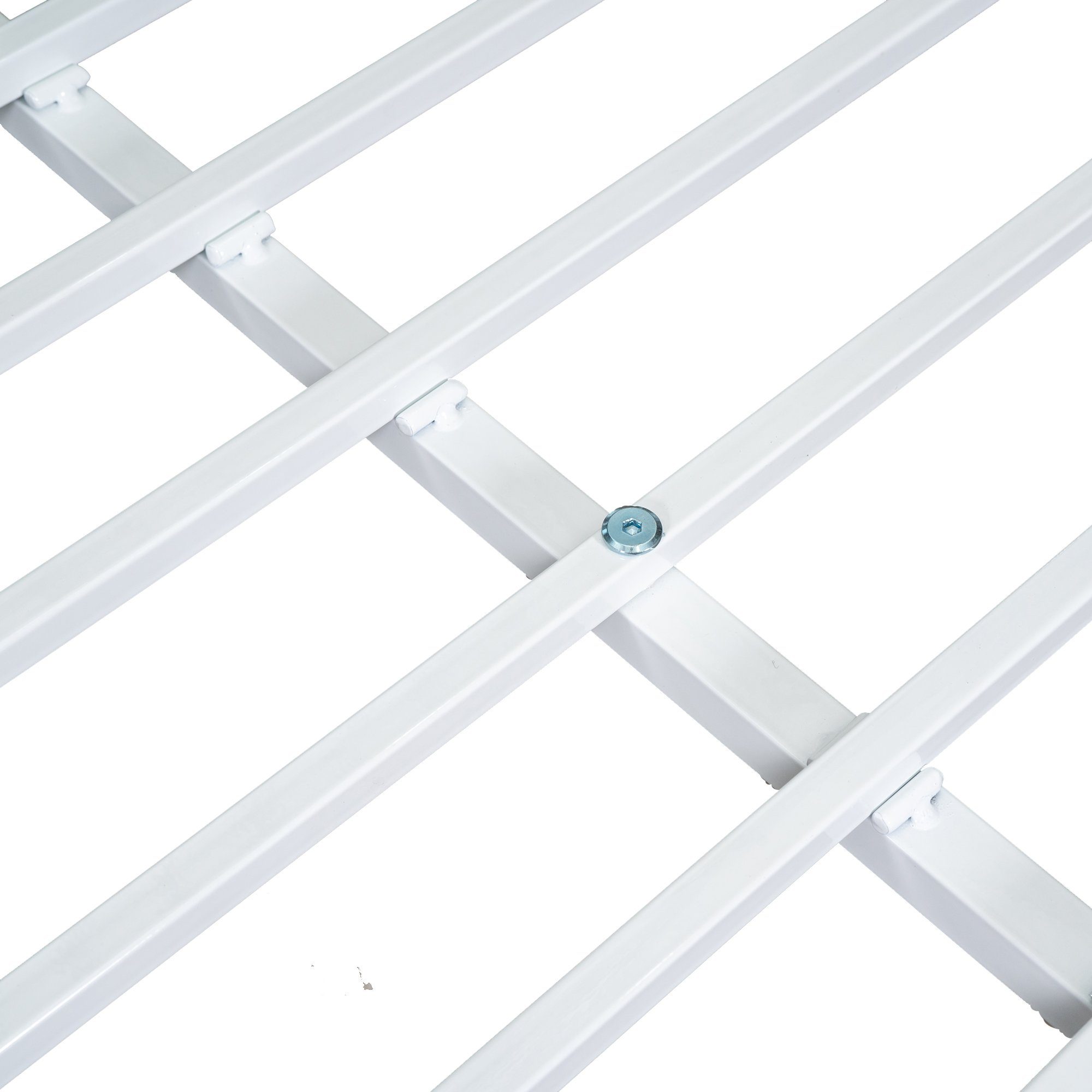 Flieks Etagenbett, Dreierbett Kinderbett Metallbett mit Leiter 90x200cm*3