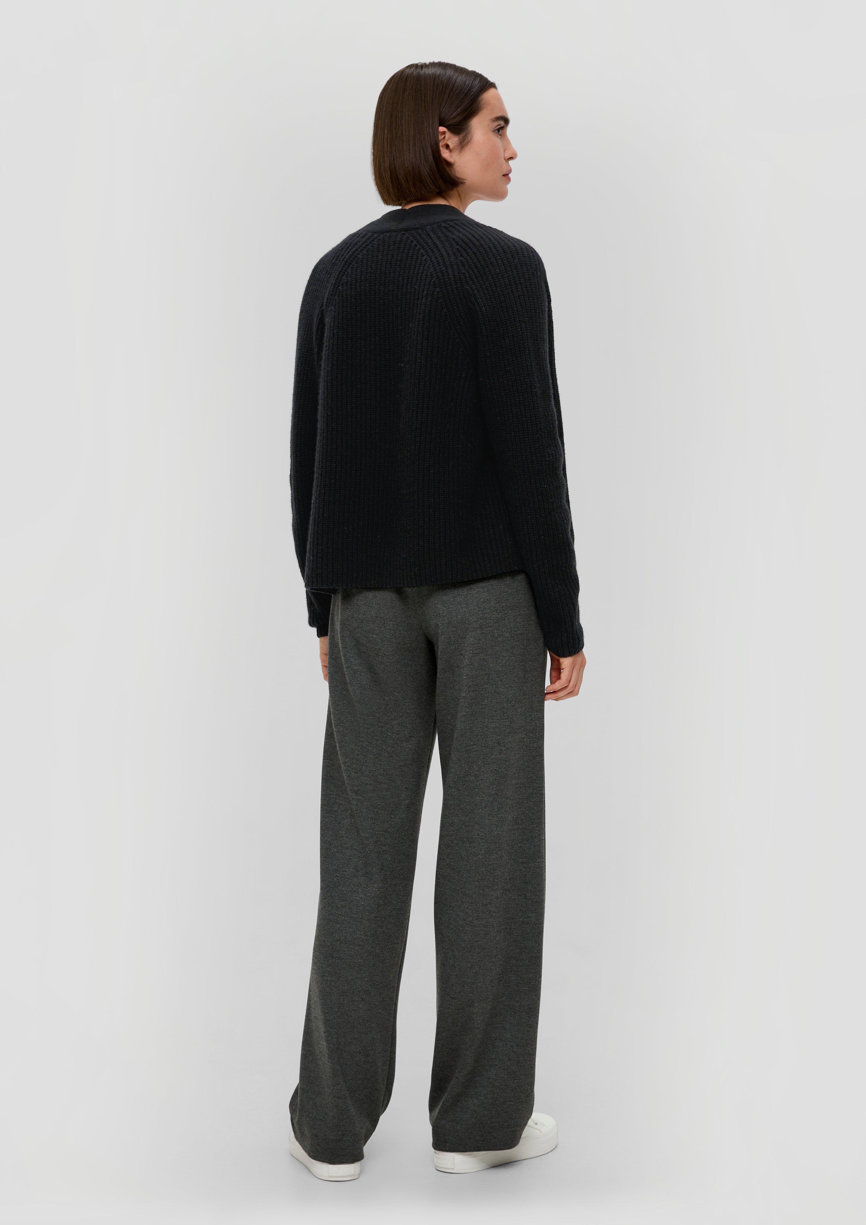 Kurzer Cardigan aus Wollmix  2136083-9999