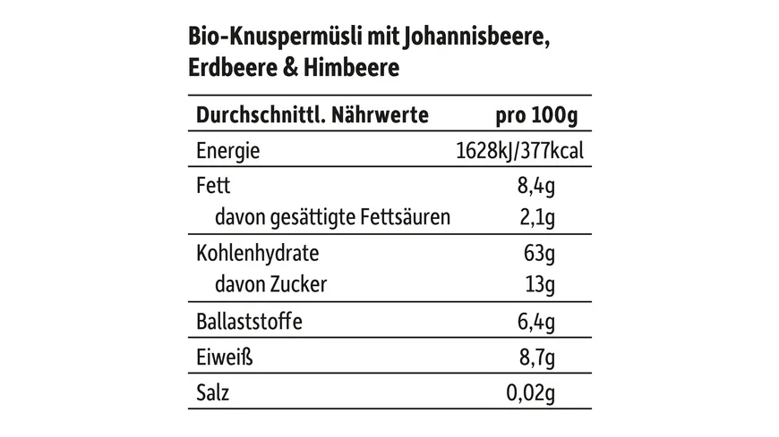 Freche Freunde Bio Eddas Knusper Müsli Beeren-Mix 280 g