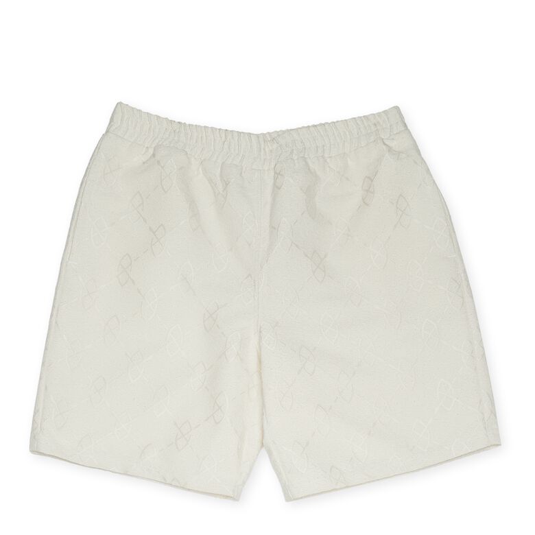 Daily Paper Shakir Shield Boucle Short off white