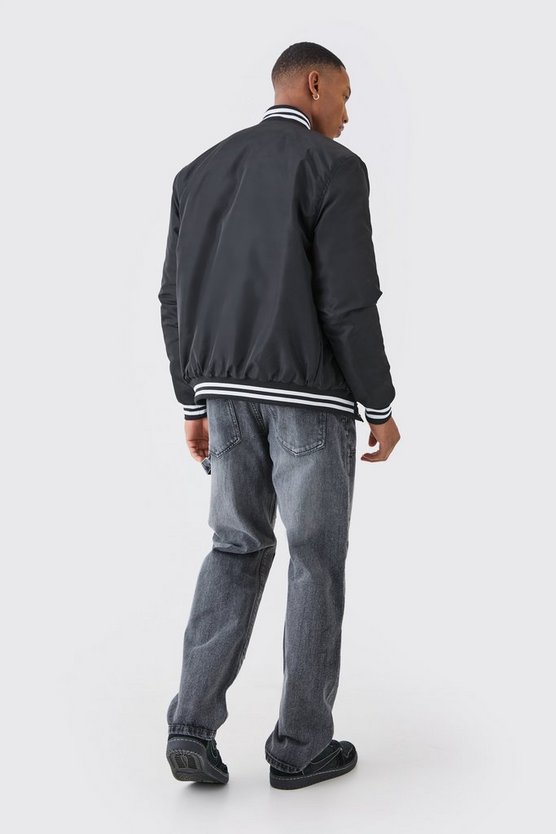 Nylon-Jacke mit Aufnähern