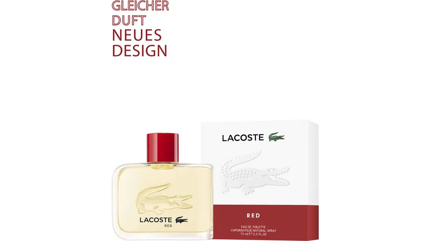 LACOSTE Red Eau de Toilette Natural Spray