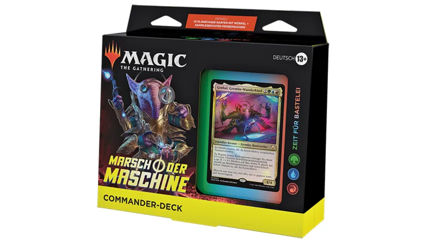 Magic: The Gathering Marsch der Maschine Commander-Deck 5 Zeit für Bastelei und Sammler-Booster-Probepackung