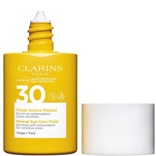 Clarins mineralna tekućina za sunčanje - lice UVA/UVB30
