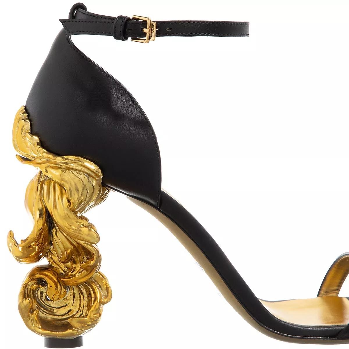 MOSCHINO Plateau Sandalen schwarz High Heel