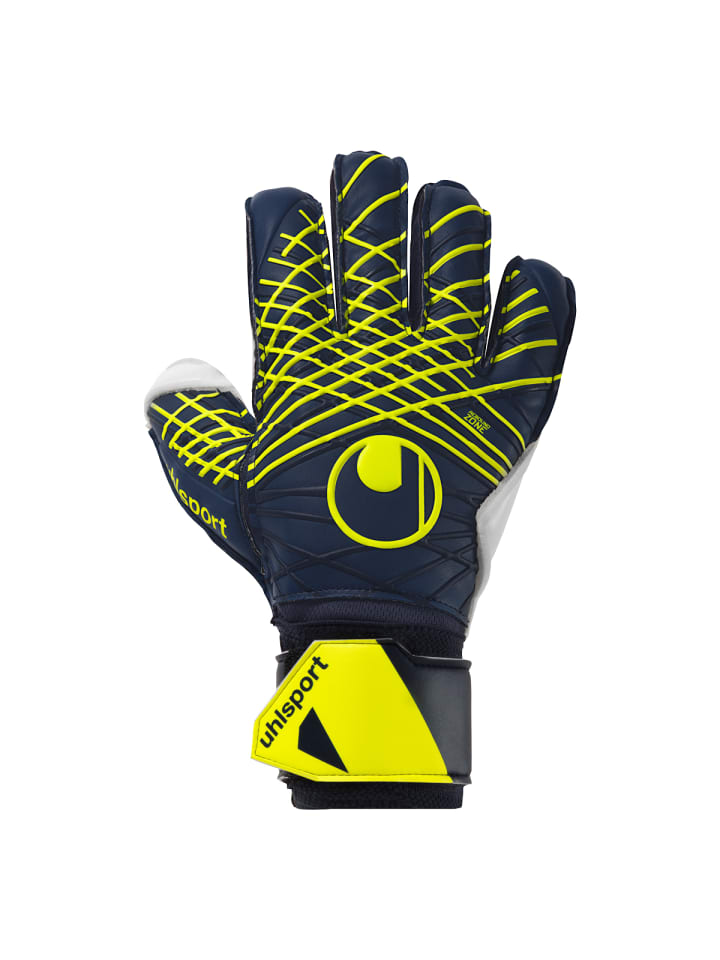 uhlsport  Torwarthandschuhe Prediction Soft Flex Frame in marine/weiß/fluo gelb günstig kaufen