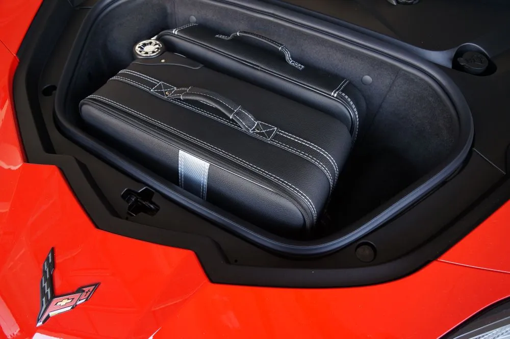 Roadsterbag Chevrolet Corvette C8 (Cabrio + Coupé) - 2-tlg. Kofferset Front Kofferraum