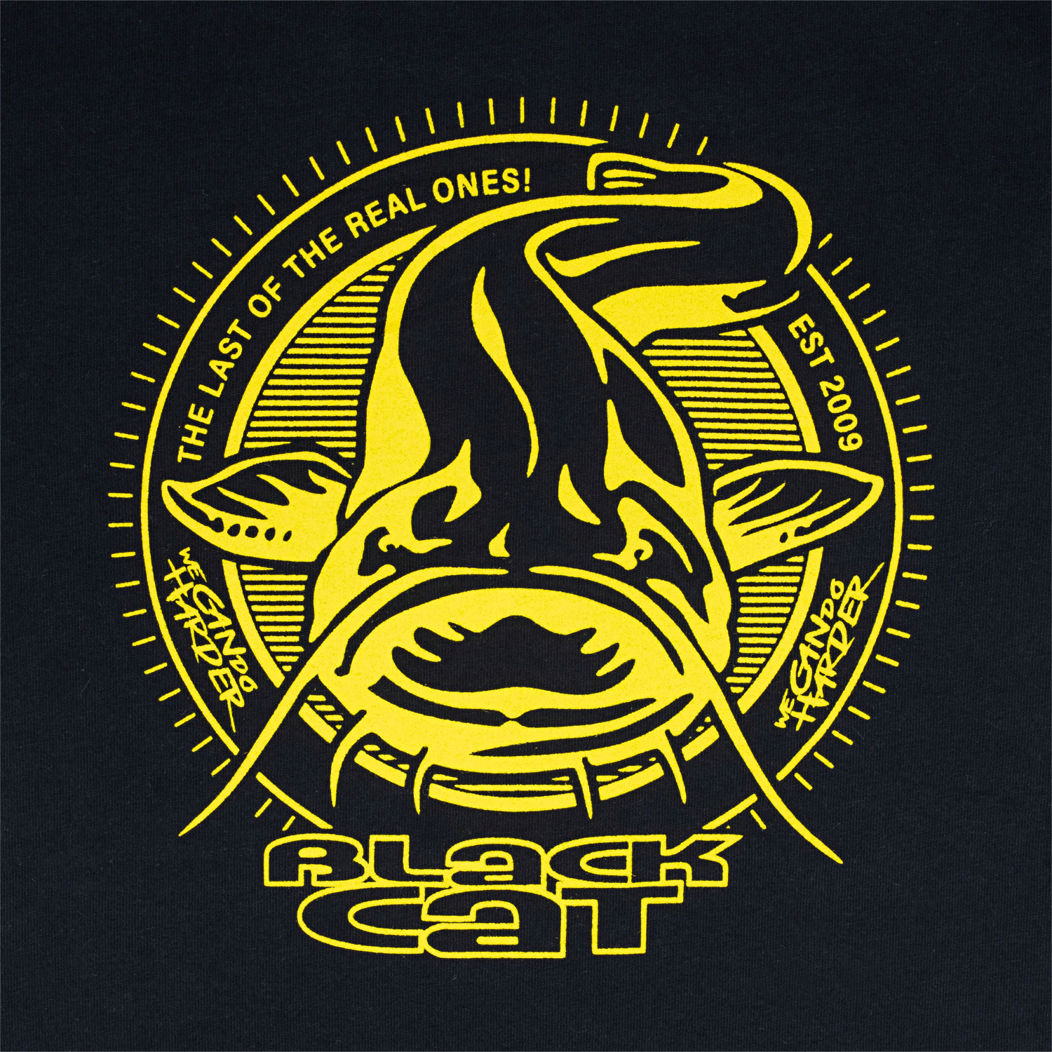 Black Cat Herren T-Shirt Established Collection