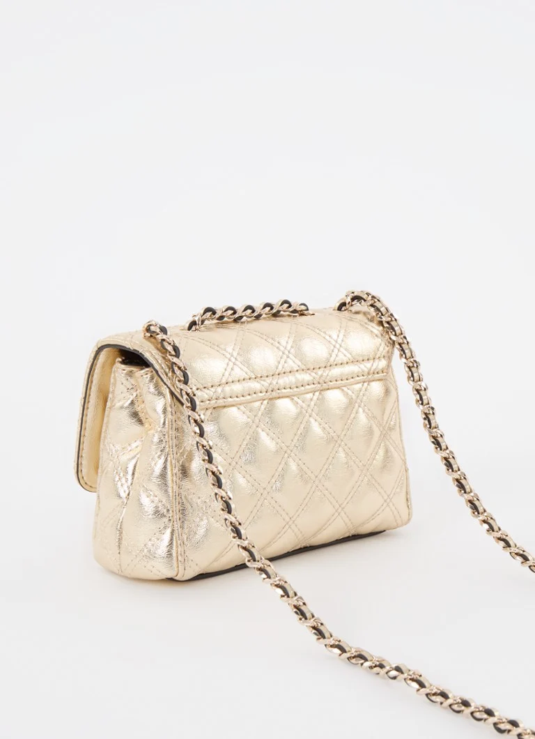 Mini borsa a tracolla GUESS Giully con finitura metallica