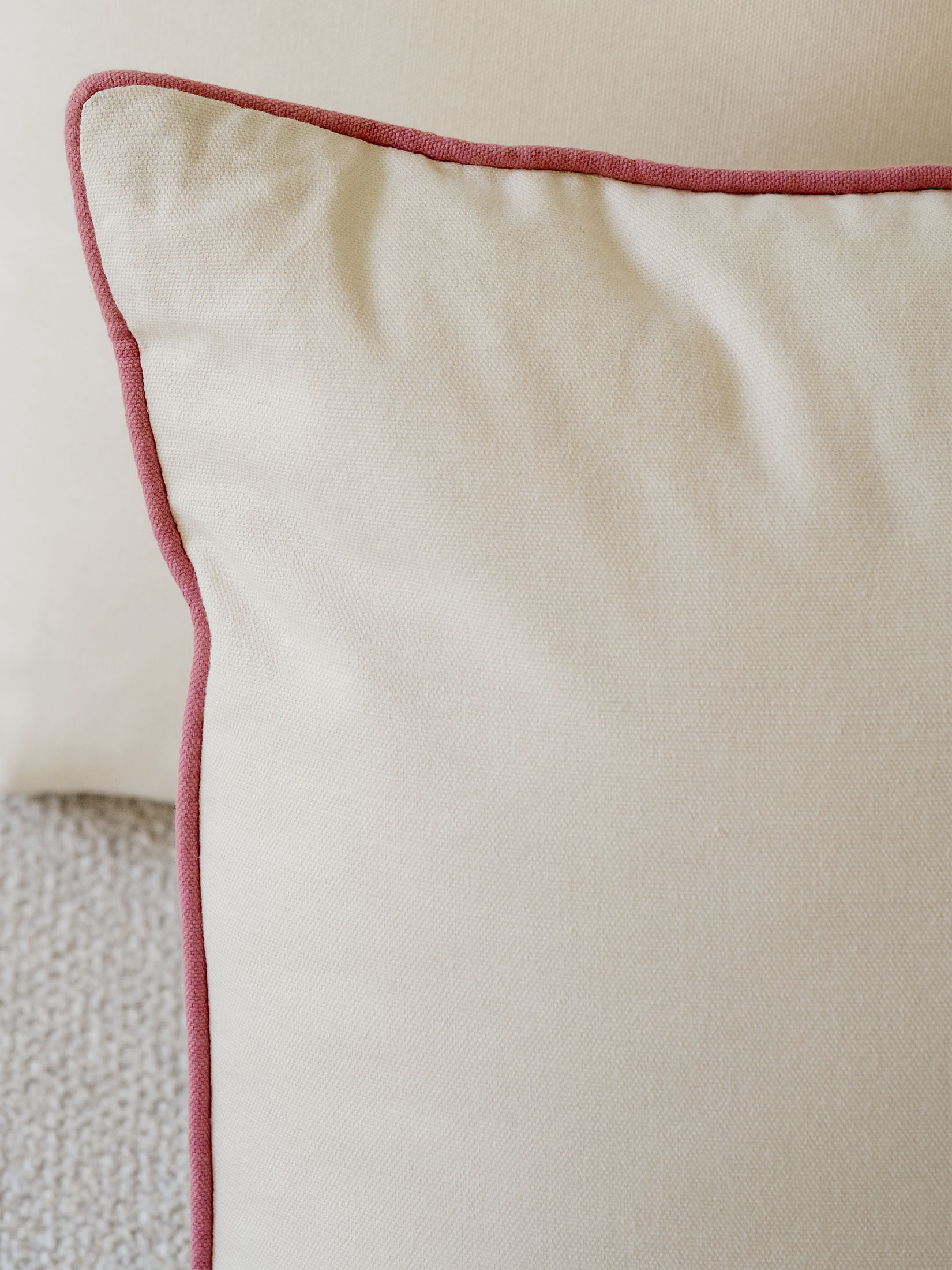 Nova Kissen, Creme/Pink