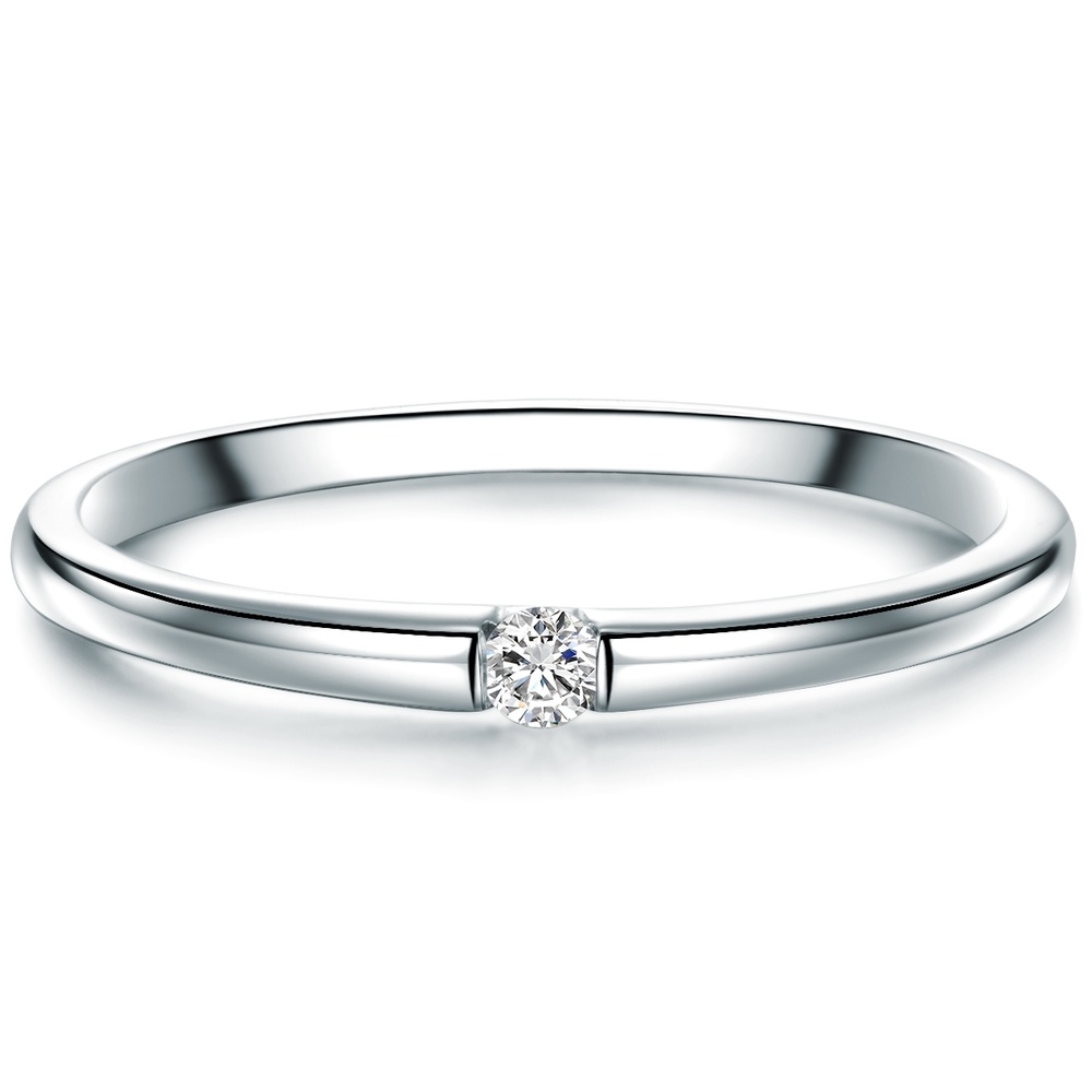 Trilani Bague en diamant Argent sterling Diamant en Argent Bague