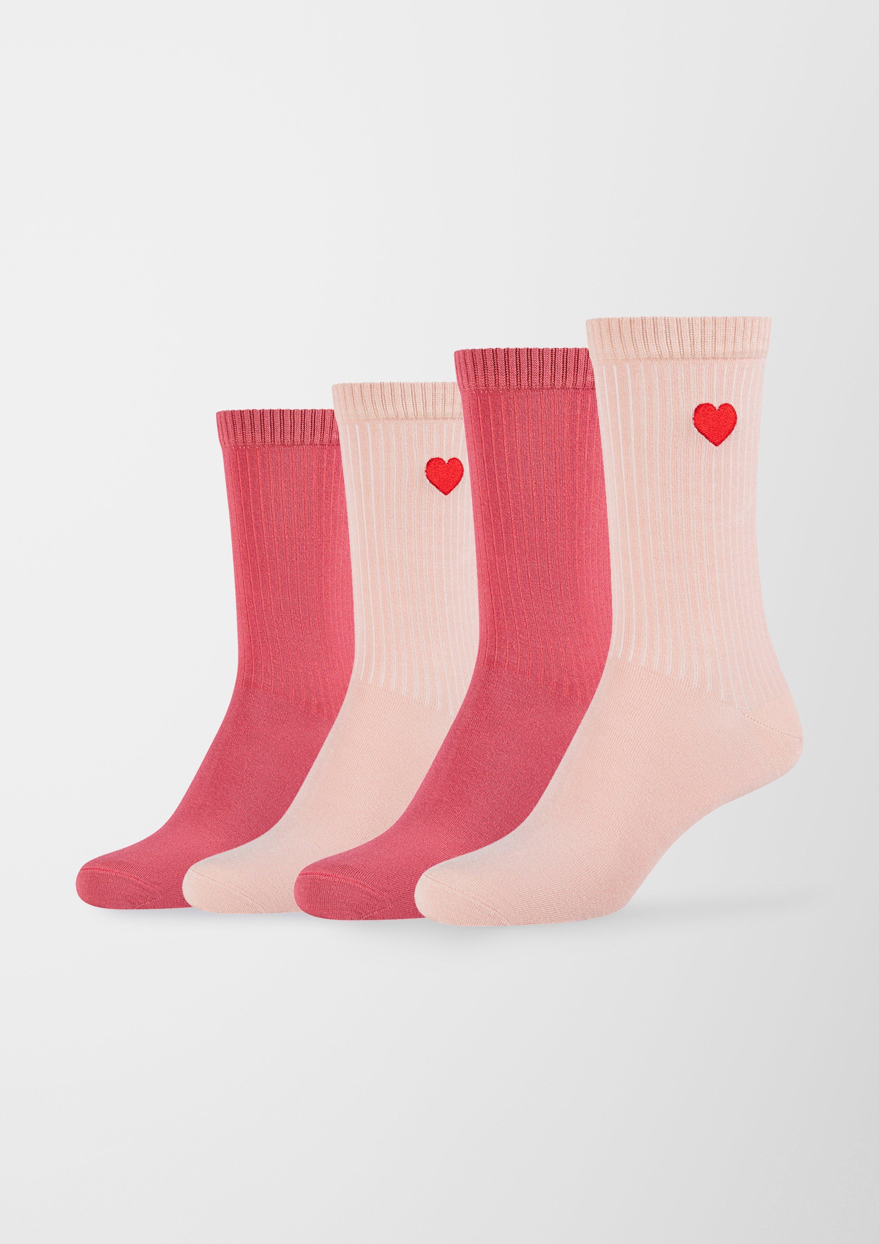 4er-Pack Socken mit Stickerei  6007833-4200