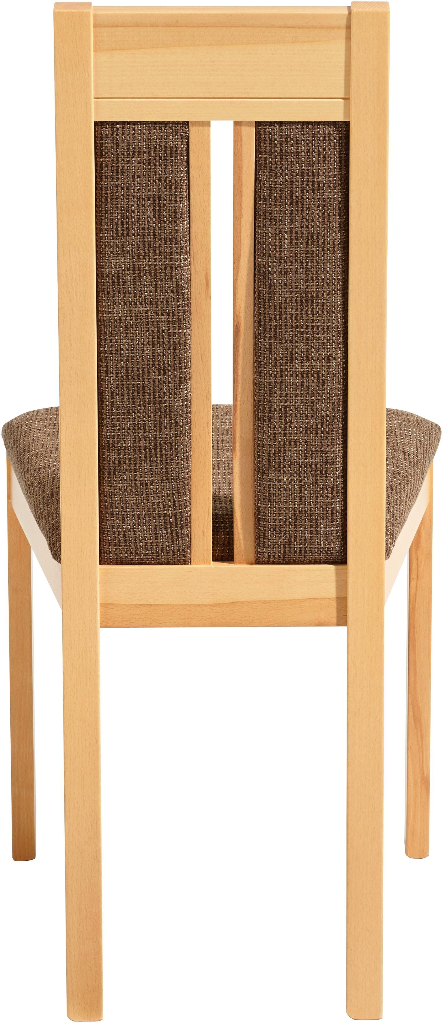 SCHÖSSWENDER 4-Fußstuhl (Set, 2 St), Gestell Massivholz