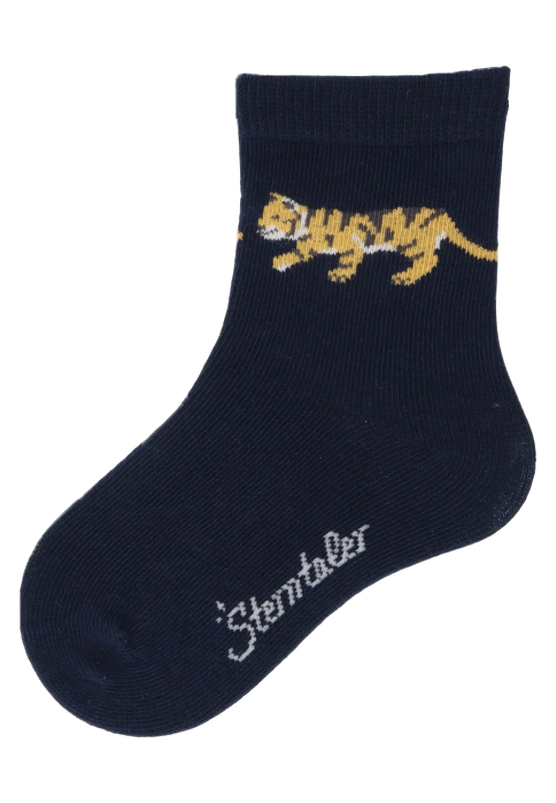 Socken im 3er Pack mit Motiv Wildtiere in versch. Farben
