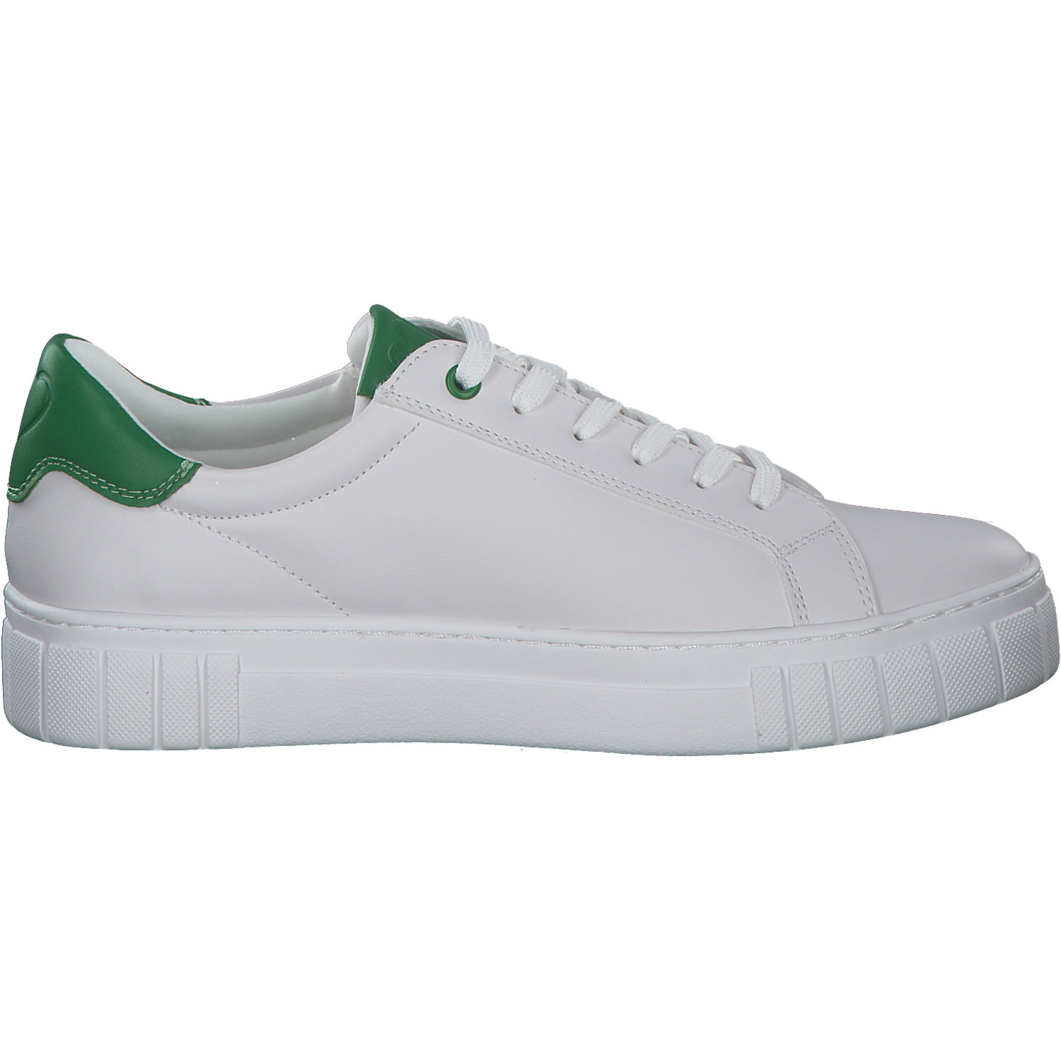 Marco Tozzi 23764, Schnürschuhe, Damen, WHITE/GREEN