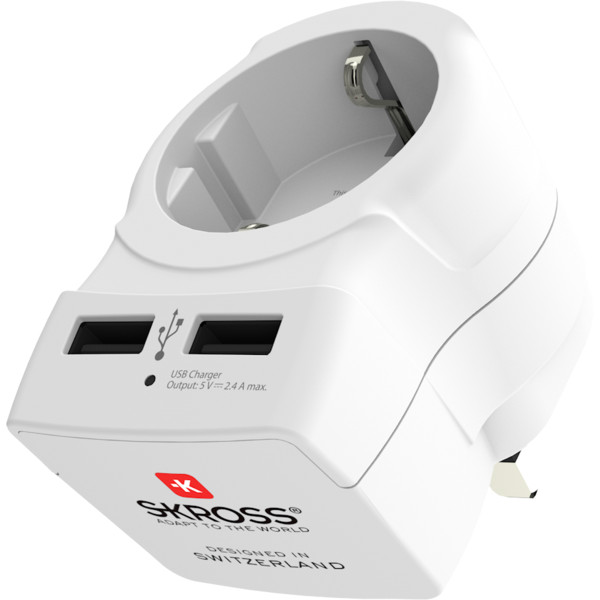 EUROPE TO UK USB - Reisestecker