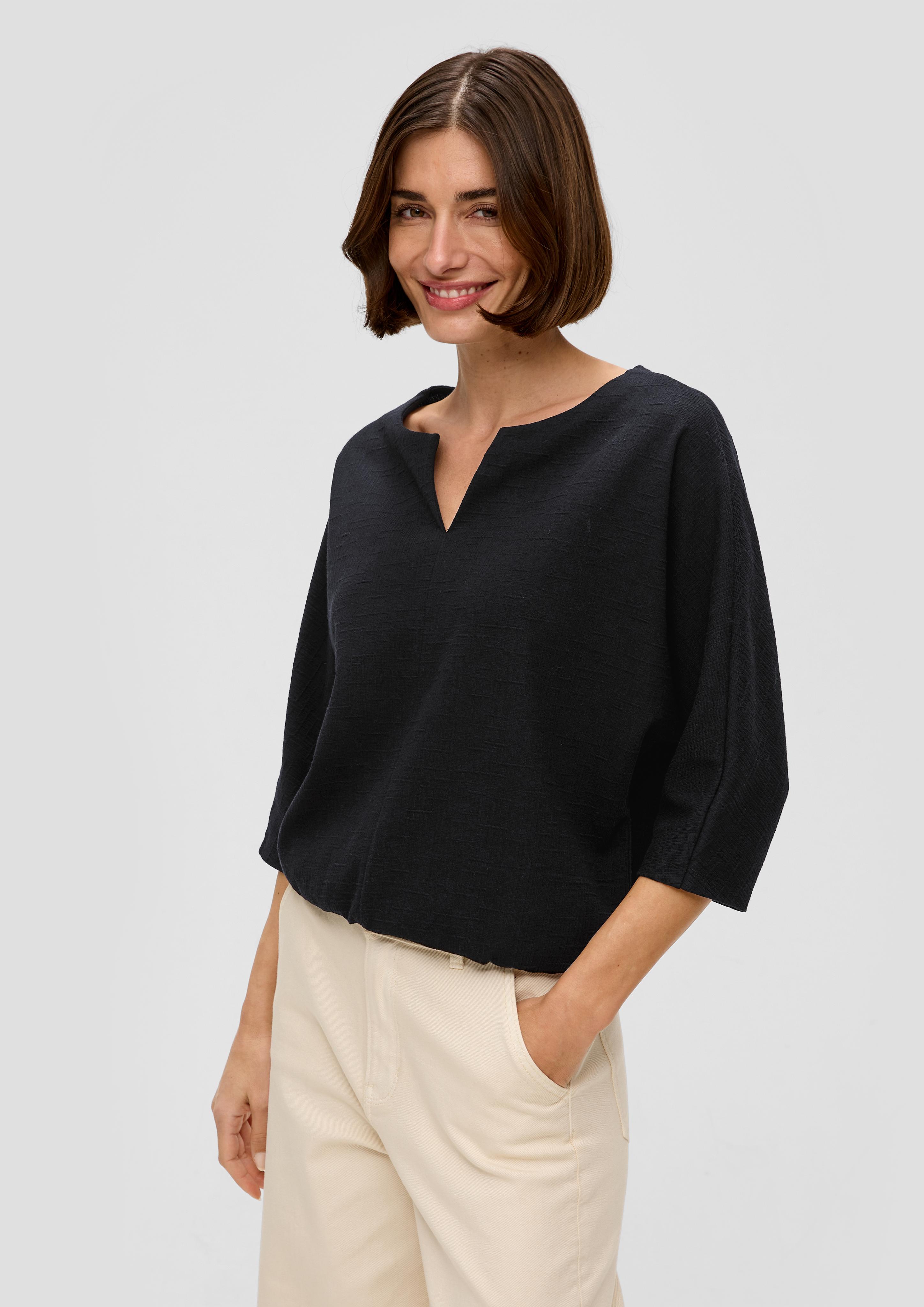 Jerseyshirt mit O-Shape und Musterstruktur  2149002-9999
