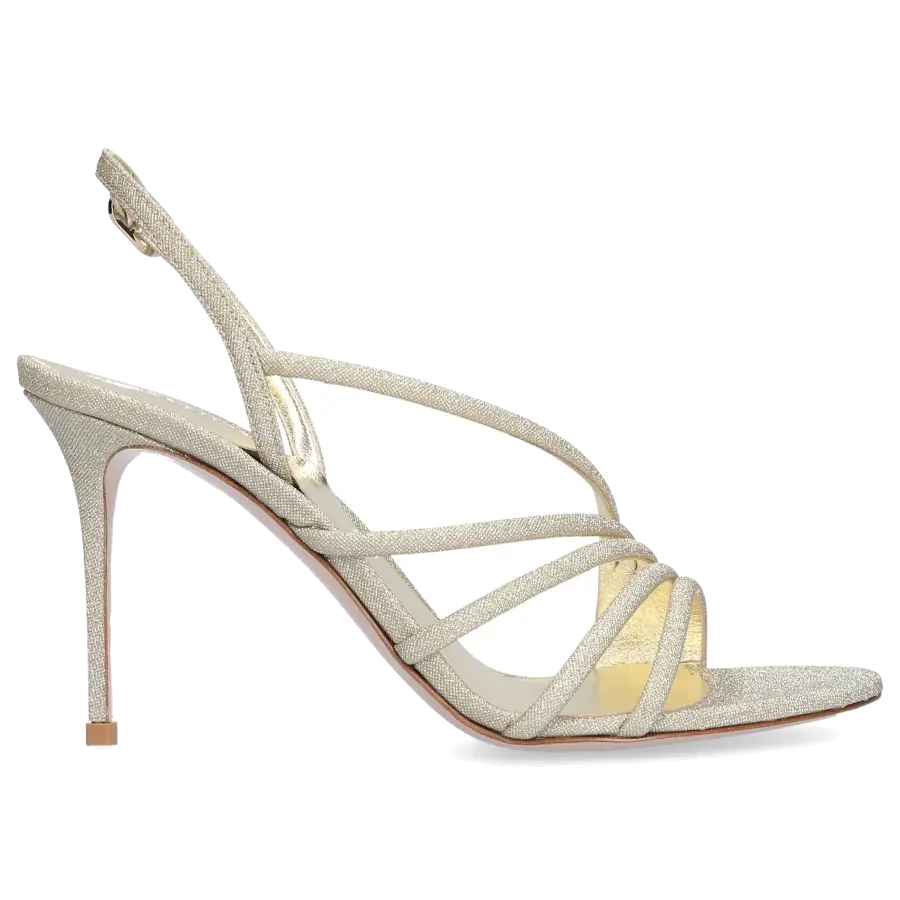 Le Silla - Sandalen SCARLET 85 Textil - gold