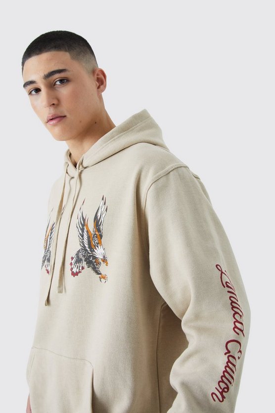 Oversize Hoodie mit Limited Edition Print