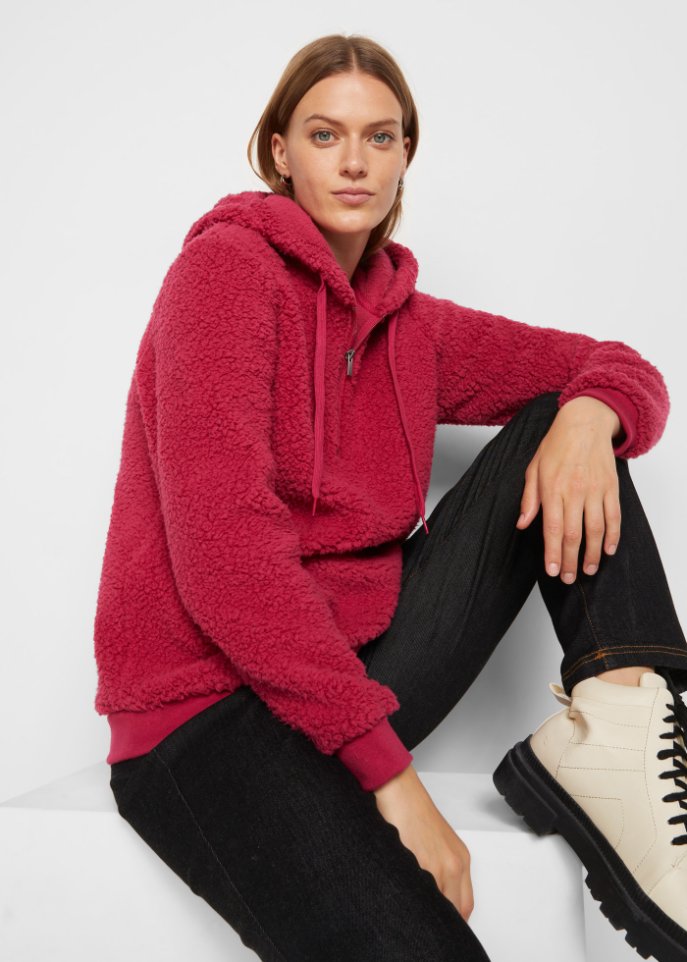 Teddy-Fleeceshirt, Pullover