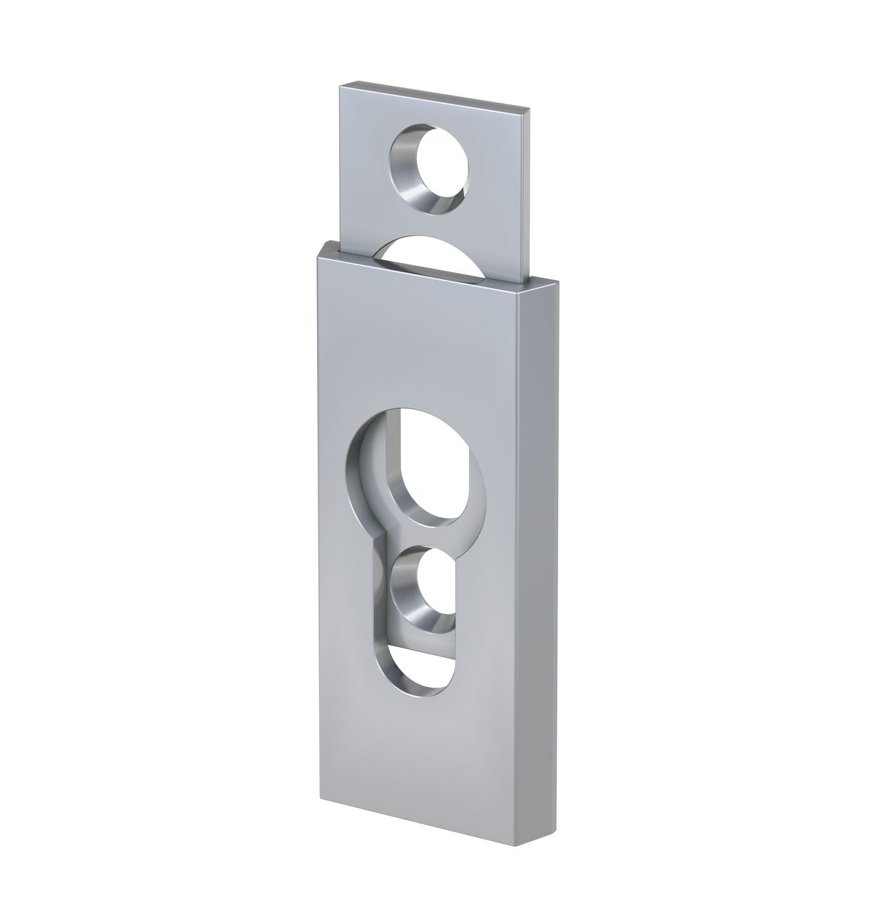 Basi Schutz-Schieberosette - eckig - Alu F1 - 9 mm