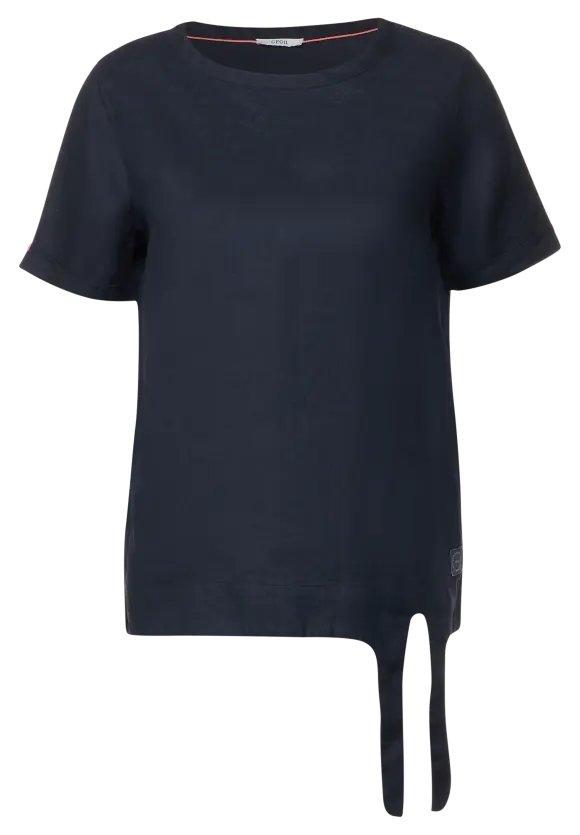 CECIL Leinenbluse im Materialmix