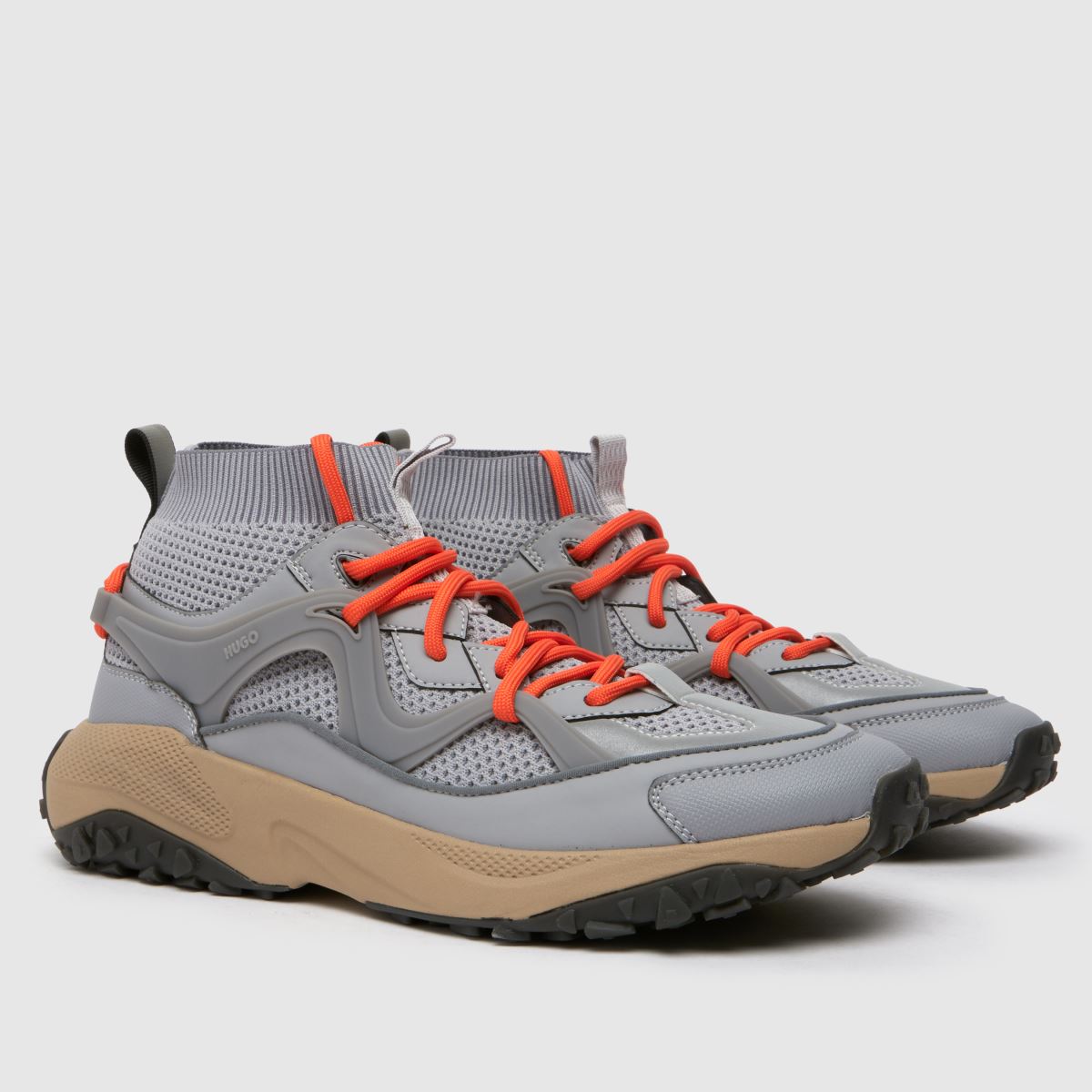 HUGO – GO1ST – Grå, flerfärgade sneakers