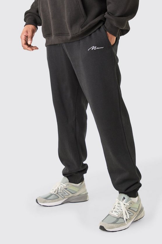 Plus Man Signature Jogginghose in Schwarz