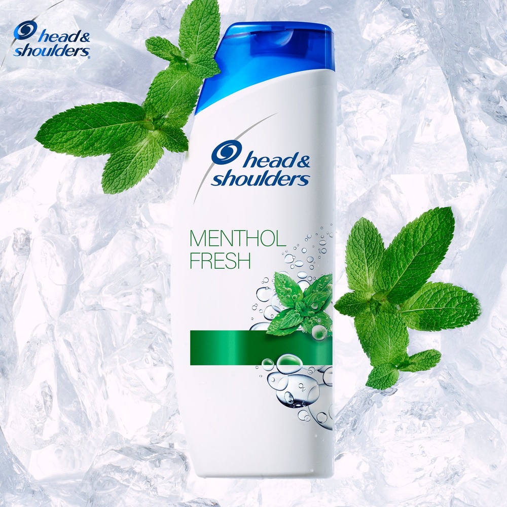 head & shoulders Head & Shoulders Menthol Fresh Shampoing, 2x285ml Shampoing
