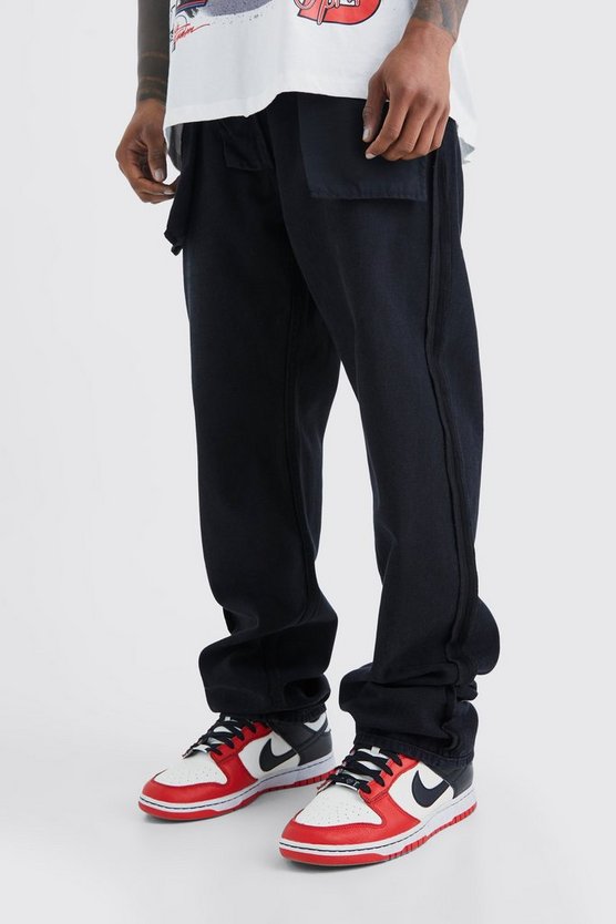Lockere Inside-Out Jeans