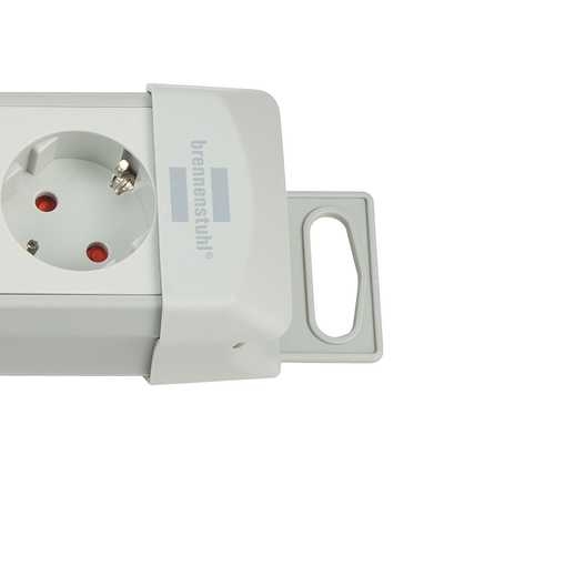Regleta de enchufes Brennenstuhl 1955580100 Premium-Line de 8 tomas, gris claro, 3 m, H05VV-F 3G1.5