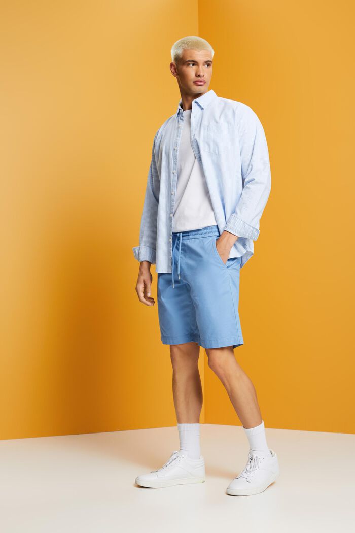 Shorts aus Baumwolltwill