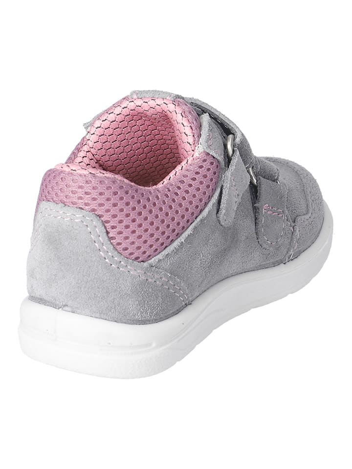PEPINO Leder-Sneakers in Grau/ Rosa günstig kaufen