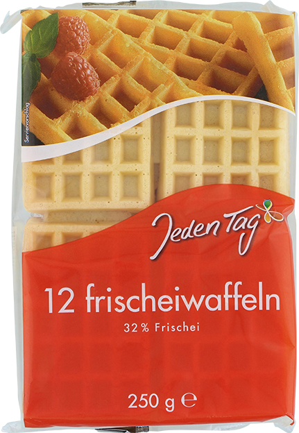 Jeden Tag Frischeiwaffeln