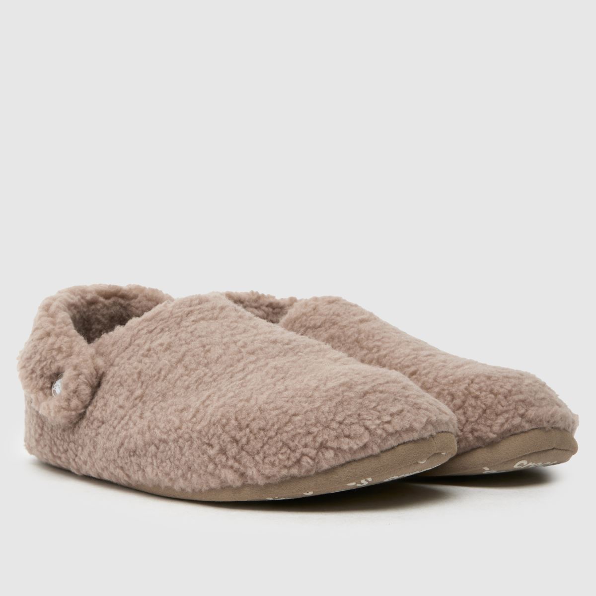 Crocs Classic Cozzy papucs bézs színben